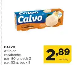 Alimerka CALVO Atún en escabeche oferta