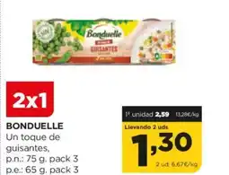 Alimerka BONDUELLE Un toque de guisantes oferta