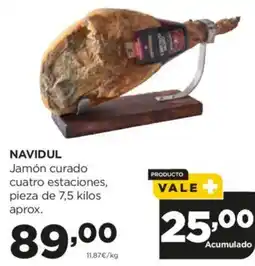 Alimerka NAVIDUL Jamón curado cuatro estaciones oferta