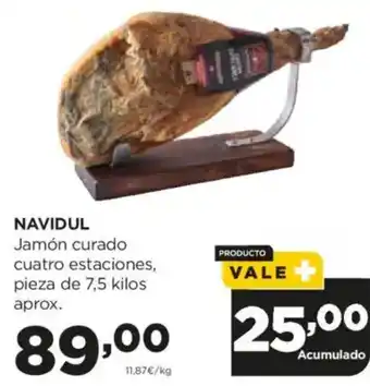 Alimerka NAVIDUL Jamón curado cuatro estaciones oferta
