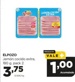Alimerka ELPOZO Jamón cocido extra oferta