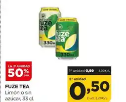 Alimerka FUZE TEA Limón o sin azúcar oferta