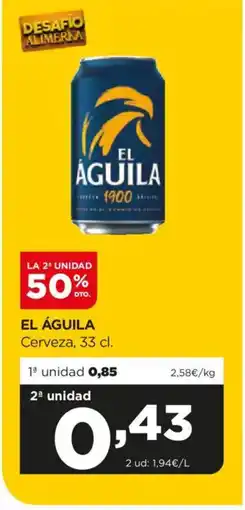 Alimerka EL ÁGUILA Cerveza oferta