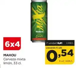 Alimerka MAHOU Cerveza mixta limón oferta