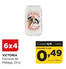 Alimerka VICTORIA Cerveza de Málaga oferta