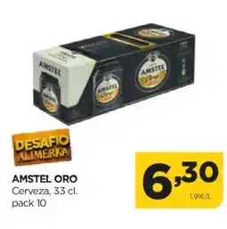 Alimerka AMSTEL ORO Cerveza oferta
