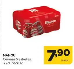 Alimerka MAHOU Cerveza 5 estrellas oferta