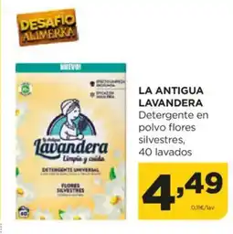 Alimerka LA ANTIGUA LAVANDERA Detergente en polvo flores silvestres oferta