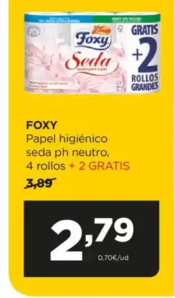 Alimerka FOXY Papel higiénico seda ph neutro oferta