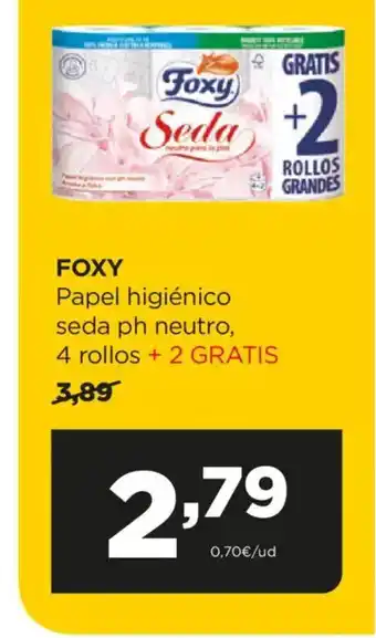 Alimerka FOXY Papel higiénico seda ph neutro oferta