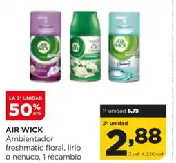 Alimerka AIR WICK Ambientador freshmatic floral, lirio o nenuco oferta