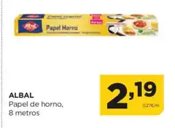 Alimerka ALBAL Papel de horno oferta