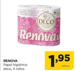 Alimerka RENOVA Papel higiénico deco oferta