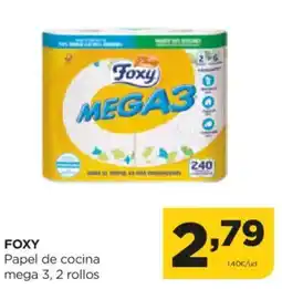 Alimerka FOXY Papel de cocina mega 3 oferta