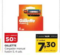 Alimerka GILLETTE Cargador manual oferta