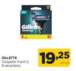 Alimerka GILLETTE Cargador mach 3 oferta