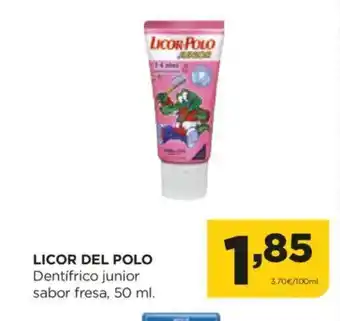 Alimerka LICOR DEL POLO Dentifrico junior sabor fresa oferta