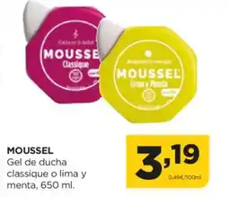 Alimerka MOUSSE Classique MOUSSEL Lima y Menta oferta