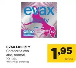 Alimerka EVAX LIBERTY Compresa con alas normal oferta