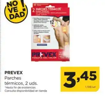 Alimerka PREVEX Parches térmicos oferta
