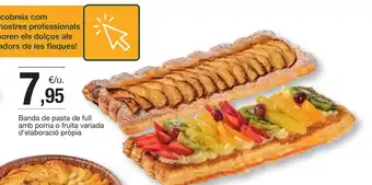 BonpreuEsclat Banda de pasta de full amb poma o fruita variada d'elaboració pròpia oferta
