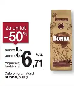BonpreuEsclat BONKA Cafè en gra natural oferta