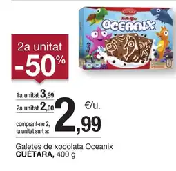 BonpreuEsclat CUÉTARA Galetes de xocolata Oceanix oferta
