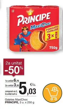 BonpreuEsclat PRÍNCIPE Galetes MaxiChoc oferta