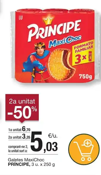 BonpreuEsclat PRÍNCIPE Galetes MaxiChoc oferta