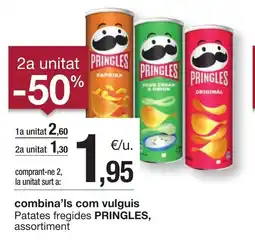 BonpreuEsclat PRINGLES Patates fregides assortiment oferta