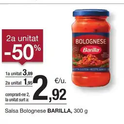BonpreuEsclat BARILLA Salsa Bolognese oferta