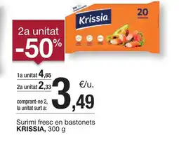 BonpreuEsclat KRISSIA Surimi fresc en bastonets oferta