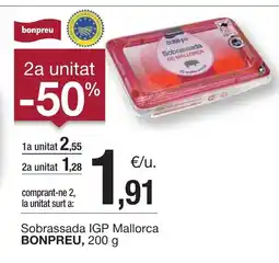 BonpreuEsclat BONPREU Sobrassada IGP Mallorca oferta