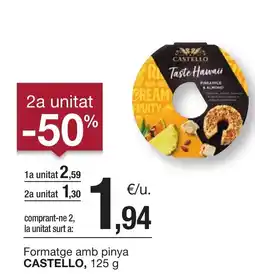 BonpreuEsclat CASTELLO Formatge amb pinya oferta
