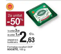 BonpreuEsclat SOCIÉTÉ Formatge rocafort DOP oferta