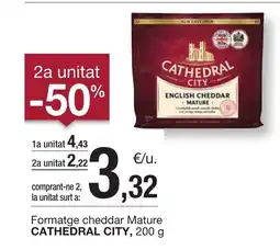 BonpreuEsclat CATHEDRAL CITY Formatge cheddar Mature oferta