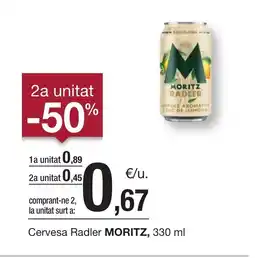 BonpreuEsclat MORITZ Cervesa Radler oferta