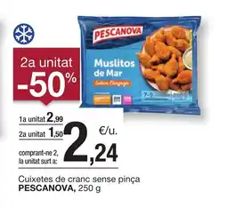 BonpreuEsclat PESCANOVA Cuixetes de cranc sense pinça oferta