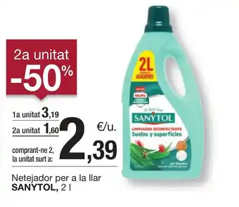 BonpreuEsclat SANYTOL Netejador per a la llar oferta