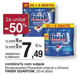 BonpreuEsclat FINISH QUANTUM Rentavaixelles Powerball original o llimona oferta