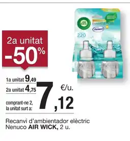 BonpreuEsclat AIR WICK Recanvi d'ambientador elèctric Nenuco oferta