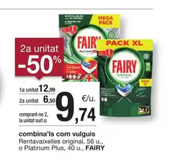 BonpreuEsclat FAIRY Rentavaixelles original o Platinum Plus oferta