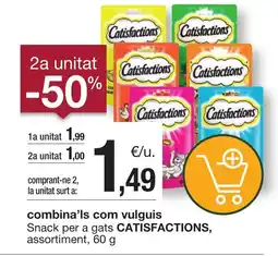 BonpreuEsclat CATIFACTIONS Snack per a gats oferta