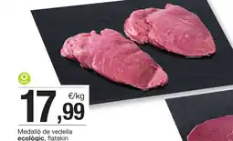 BonpreuEsclat Medalló de vedella ecològic, flatskin oferta