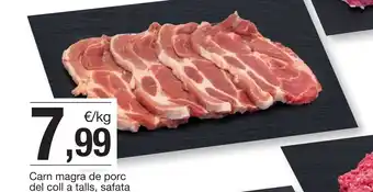 BonpreuEsclat Carn magra de porc del coll a talls, safata oferta