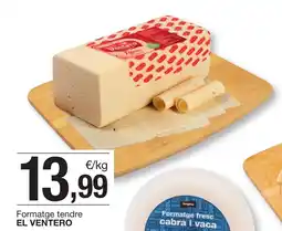 BonpreuEsclat EL VENTERO Formatge tendre oferta