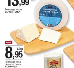 BonpreuEsclat BONPREU Formatge fresc de cabra i vaca oferta