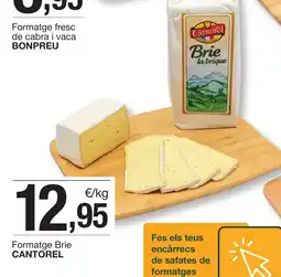 BonpreuEsclat CANTOREL Formatge Brie oferta