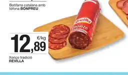 BonpreuEsclat REVILLA Xoriço tradició oferta