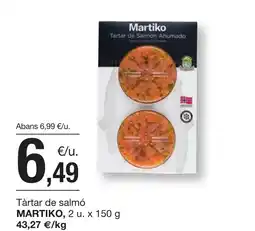 BonpreuEsclat MARTIKO Tartar de Salmón oferta